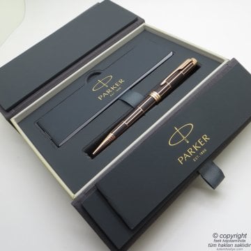 Parker Premier Luxury Altın Kahve PGT Tükenmez Kalem | Parker Kalem | İsme Özel Kalem | Hediyelik Kalem