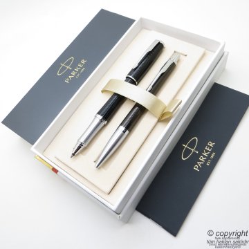 Parker Urban Premium Abanoz Siyah Roller Kalem + Tükenmez Kalem Set | İsme Özel Kalem | Hediyelik Kalem