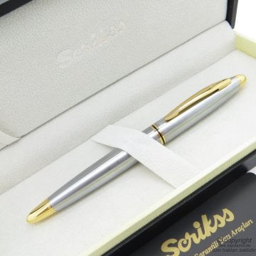 Scrikss 88 Gold Krom Roller Kalem | Scrikss Kalem | İsme Özel Kalem | Hediyelik Kalem
