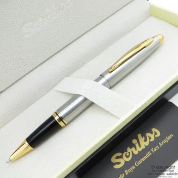 Scrikss 88 Gold Krom Roller Kalem | Scrikss Kalem | İsme Özel Kalem | Hediyelik Kalem