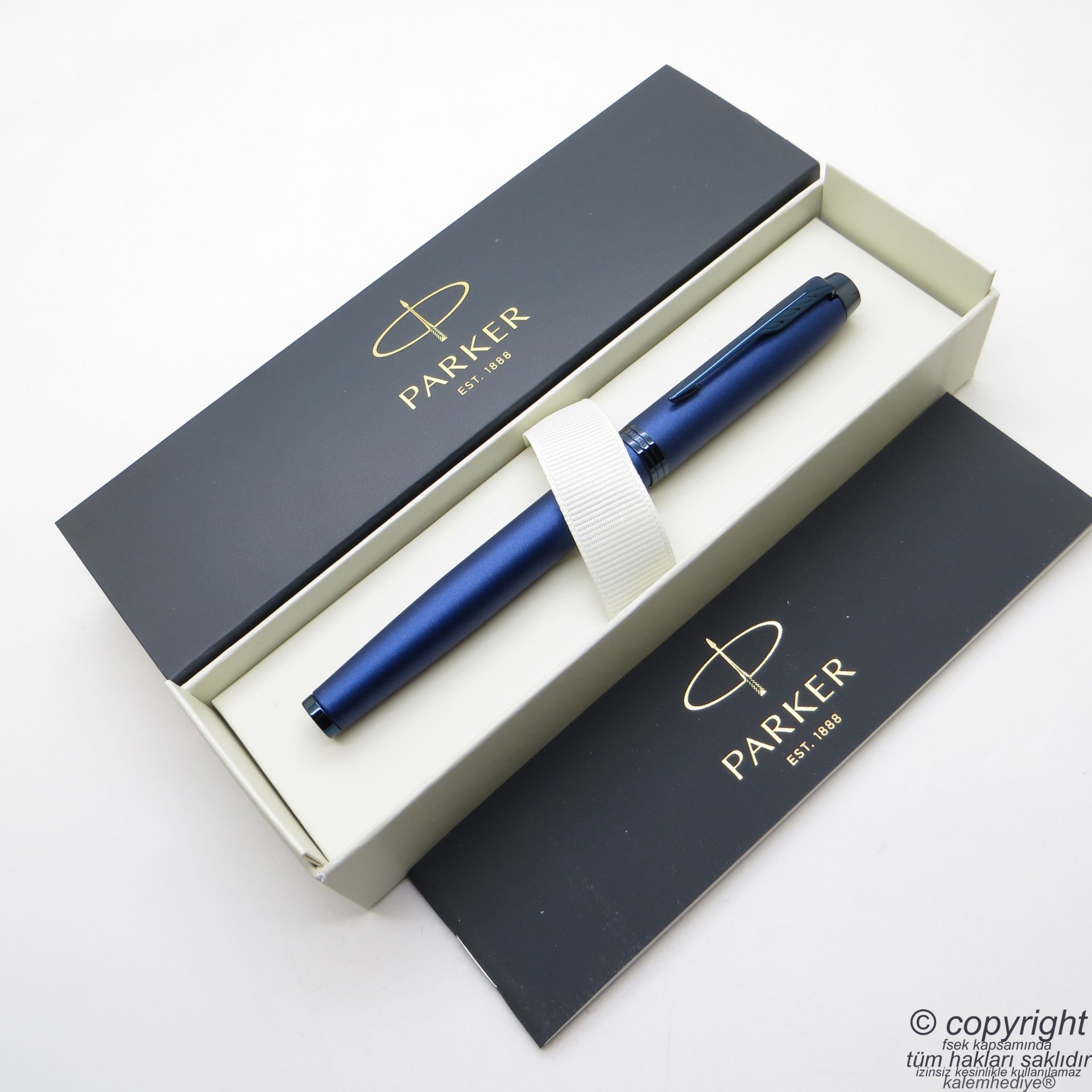 Parker IM Professional Mono Mavi Dolma Kalem | Parker Kalem | İsme Özel Kalem | Hediyelik Kalem