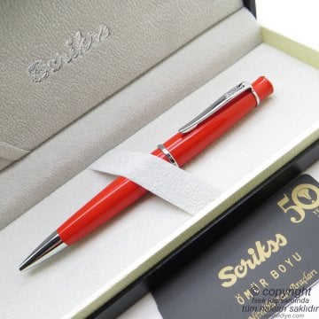 Scrikss 62 Kırmızı Tükenmez Kalem | Scrikss Kalem | İsme Özel Kalem | Hediyelik Kalem