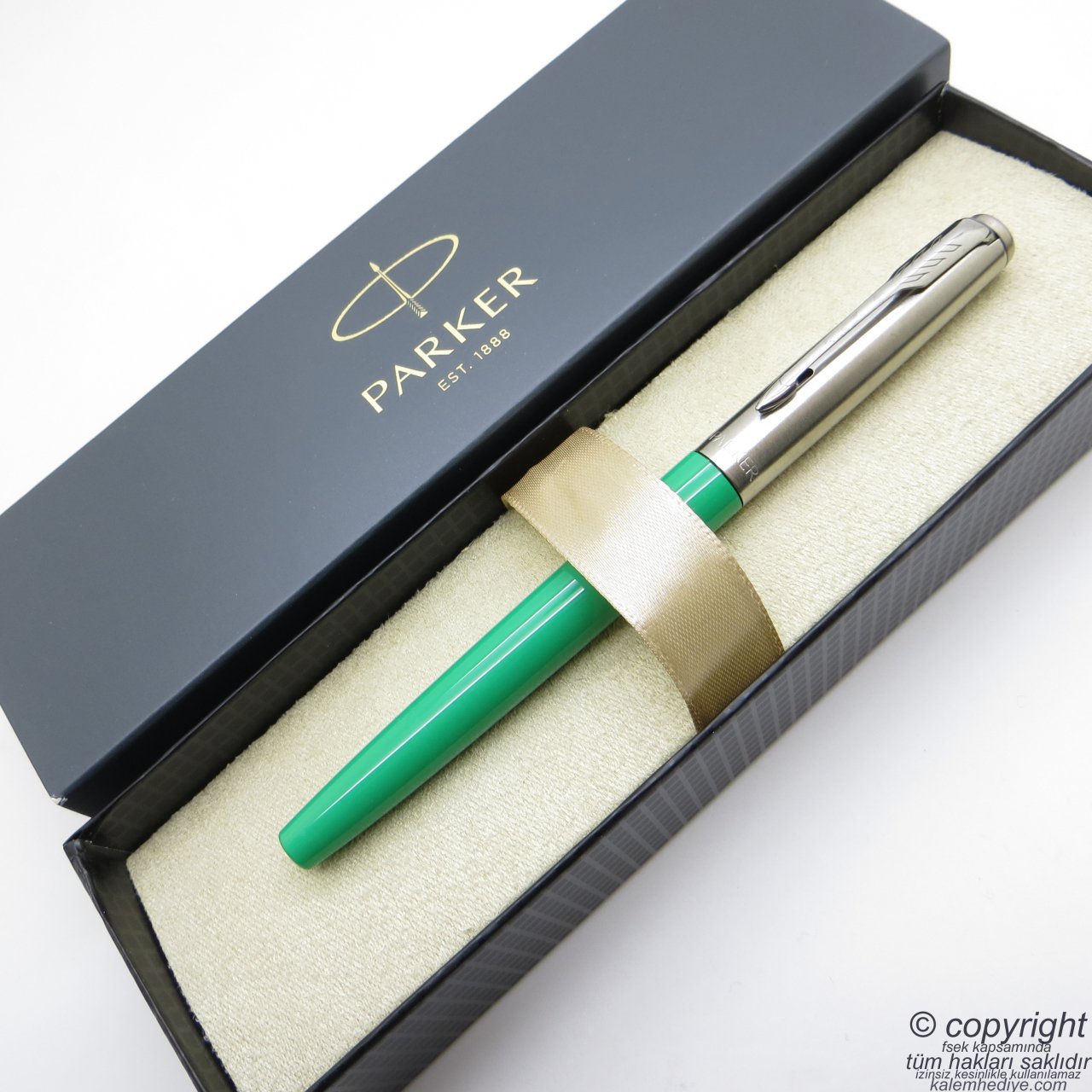 Parker Jotter Original Yeşil Roller Kalem | İsme Özel Kalem | Hediyelik Kalem