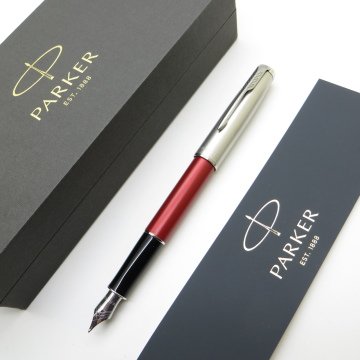 Parker Sonnet Essential Kırmızı CT Dolma Kalem | İsme Özel Kalem | Hediyelik Kalem