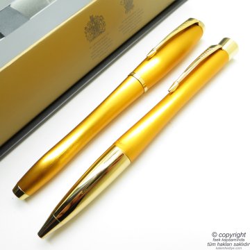 Parker Urban Premium Desenli Metal Roller Kalem + Tükenmez Kalem | İsme Özel Kalem | Hediyelik Kalem