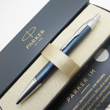 Parker IM Premium Dokulu Petrol Tükenmez Kalem | İsme Özel Kalem | Hediyelik Kalem