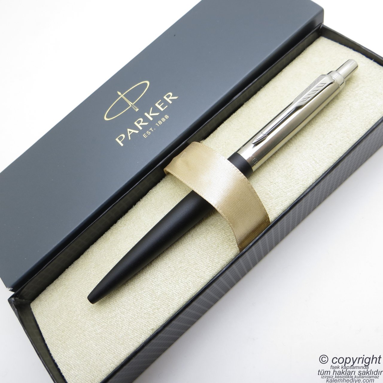 Parker Jotter Metal XL Mat Siyah Tükenmez Kalem | İsme Özel Kalem | Hediyelik Kalem