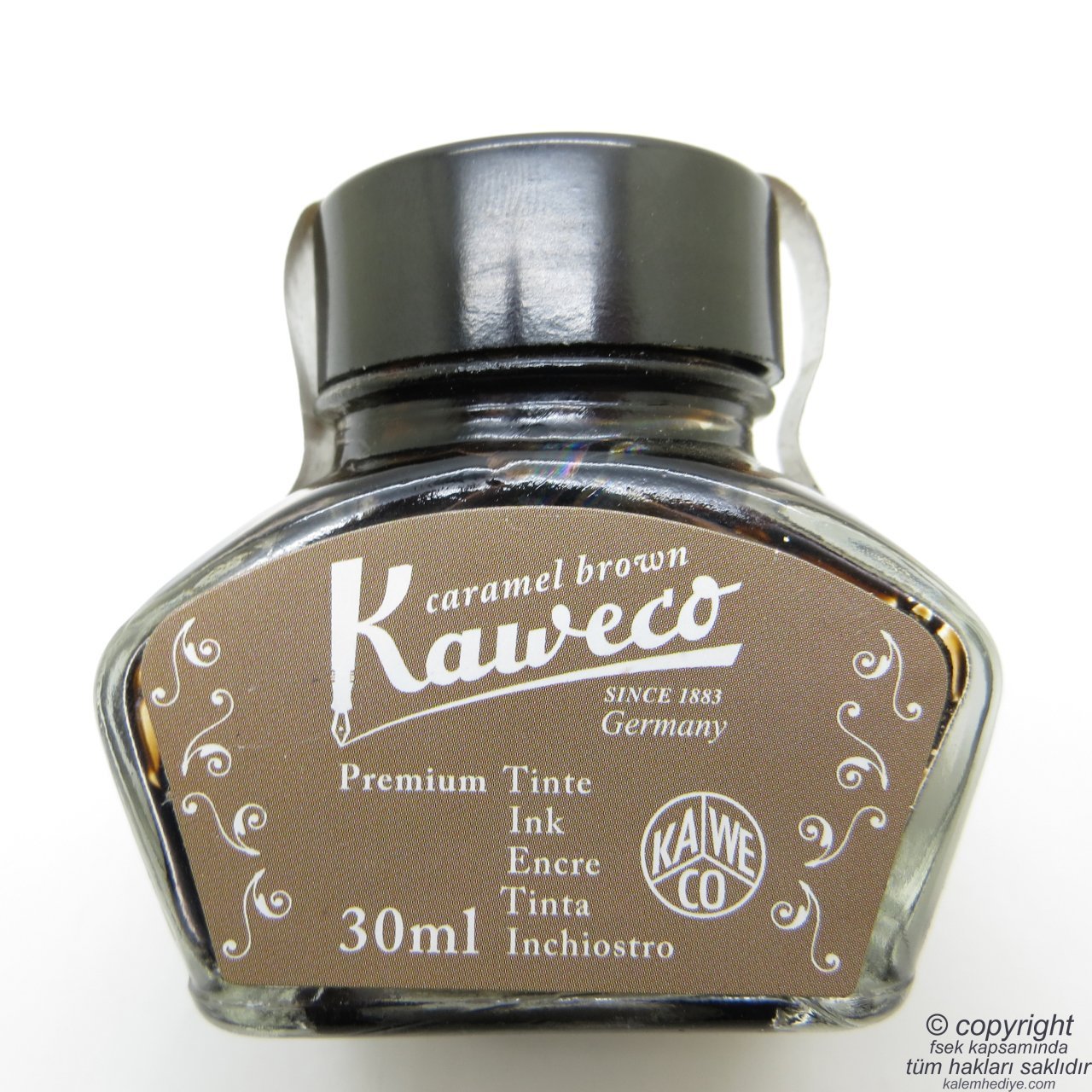 Kaweco Karamel Kahve Mürekkep 30ml.Şişe