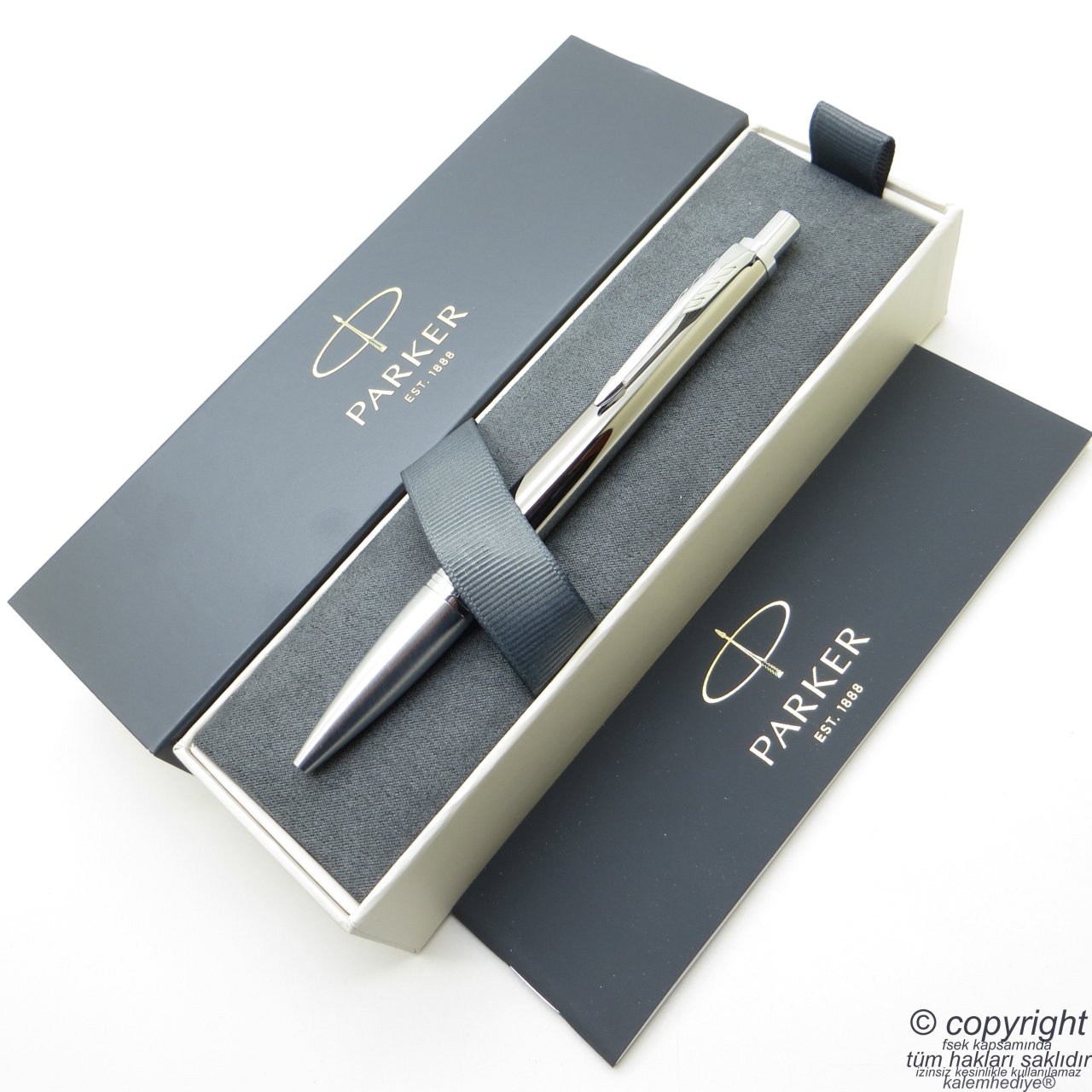 Parker Urban Premium Gümüş Yaldız Tükenmez Kalem | İsme Özel Kalem