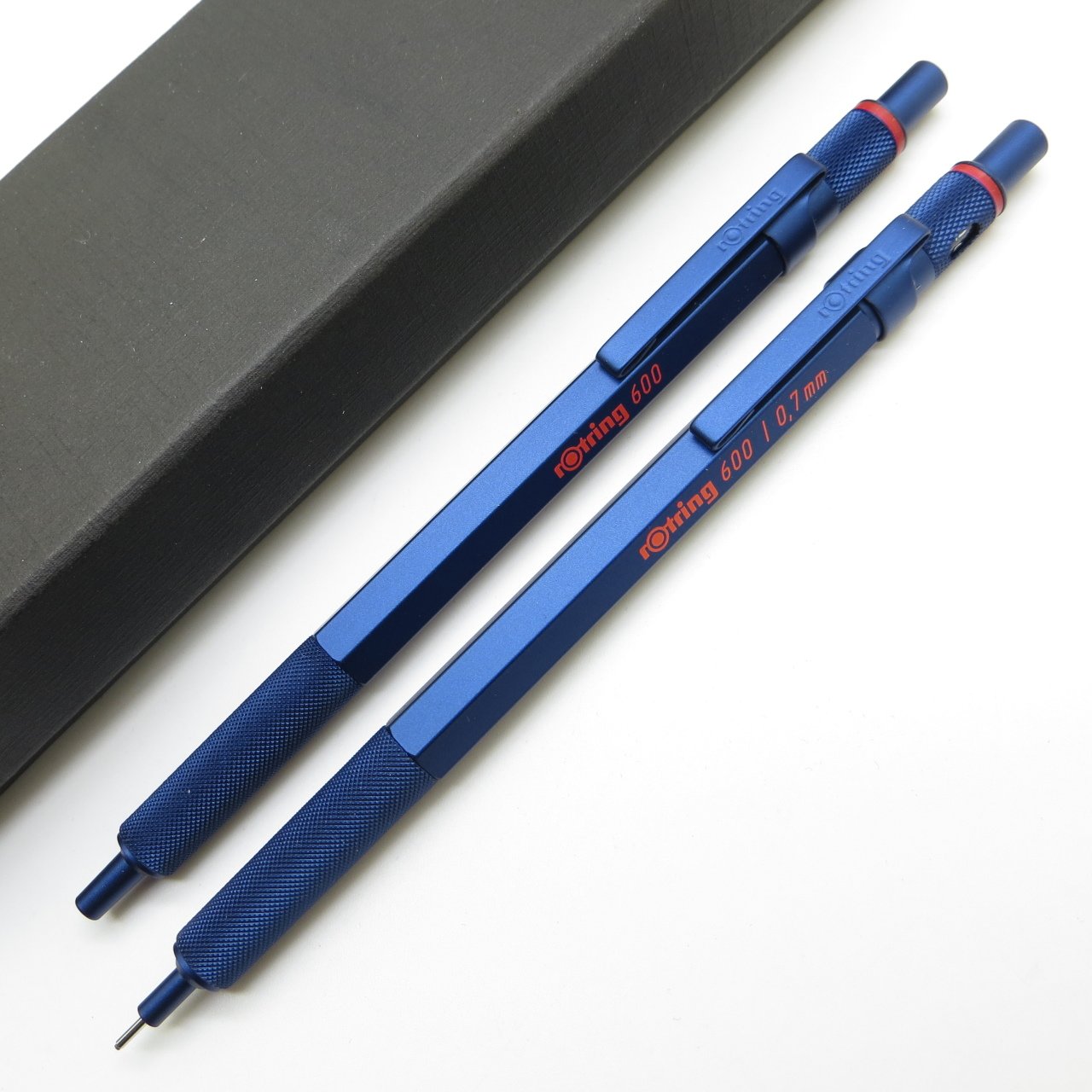 Rotring 600 Mavi 0.7mm + Tükenmez Kalem Seti | İsme Özel Kalem