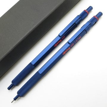 Rotring 600 Mavi 0.7mm + Tükenmez Kalem Seti | İsme Özel Kalem