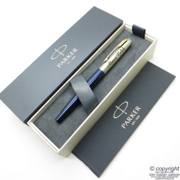 Parker Jotter Metal Lacivert GT Dolma Kalem | İsme Özel Kalem | Hediyelik Kalem