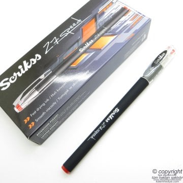 Scrikss İsme Özel Speed Kırmızı Jel Kalem 1 Adet | Scrikss Kalem | İsme Özel Kalem | Hediyelik Kalem