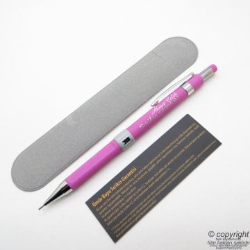Scrikss İsme Özel Calypso Versatil Kalem 0.7 Pembe + Kadife Kılıf | İsme Özel Kalem