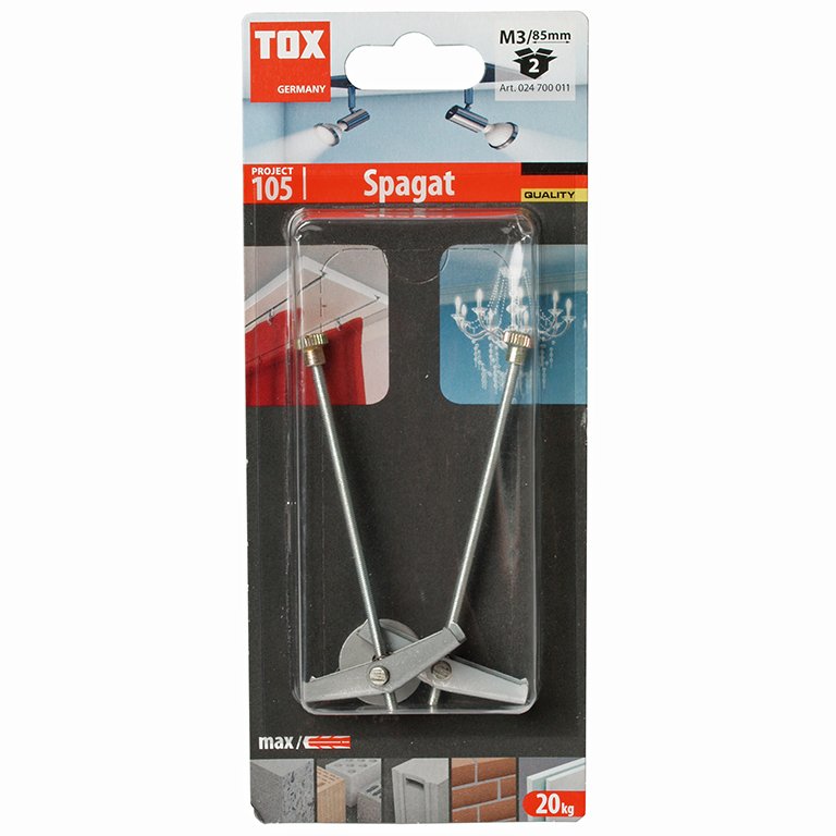 Yaylı tox dübel metal açma, 2 adet (024 700 011