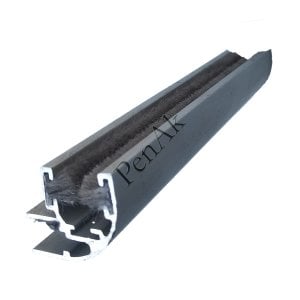 Cam Balkon 8 mm Alüminyum 90° (Köşe) Fitil