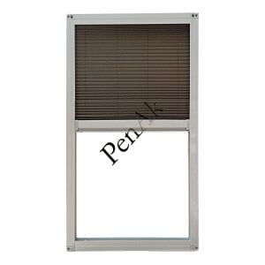 Plise Pencere Sineklik Beyaz -Yükseklik 110 cm- (Pileli/Akordiyon) En 50 cm