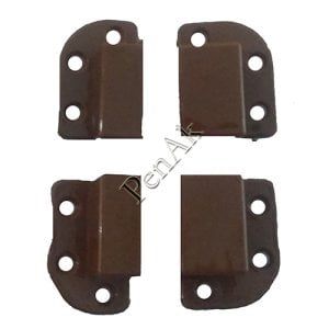 Sineklik Bağlama Pabuçu 4 lü 17x25 Açık Meşe