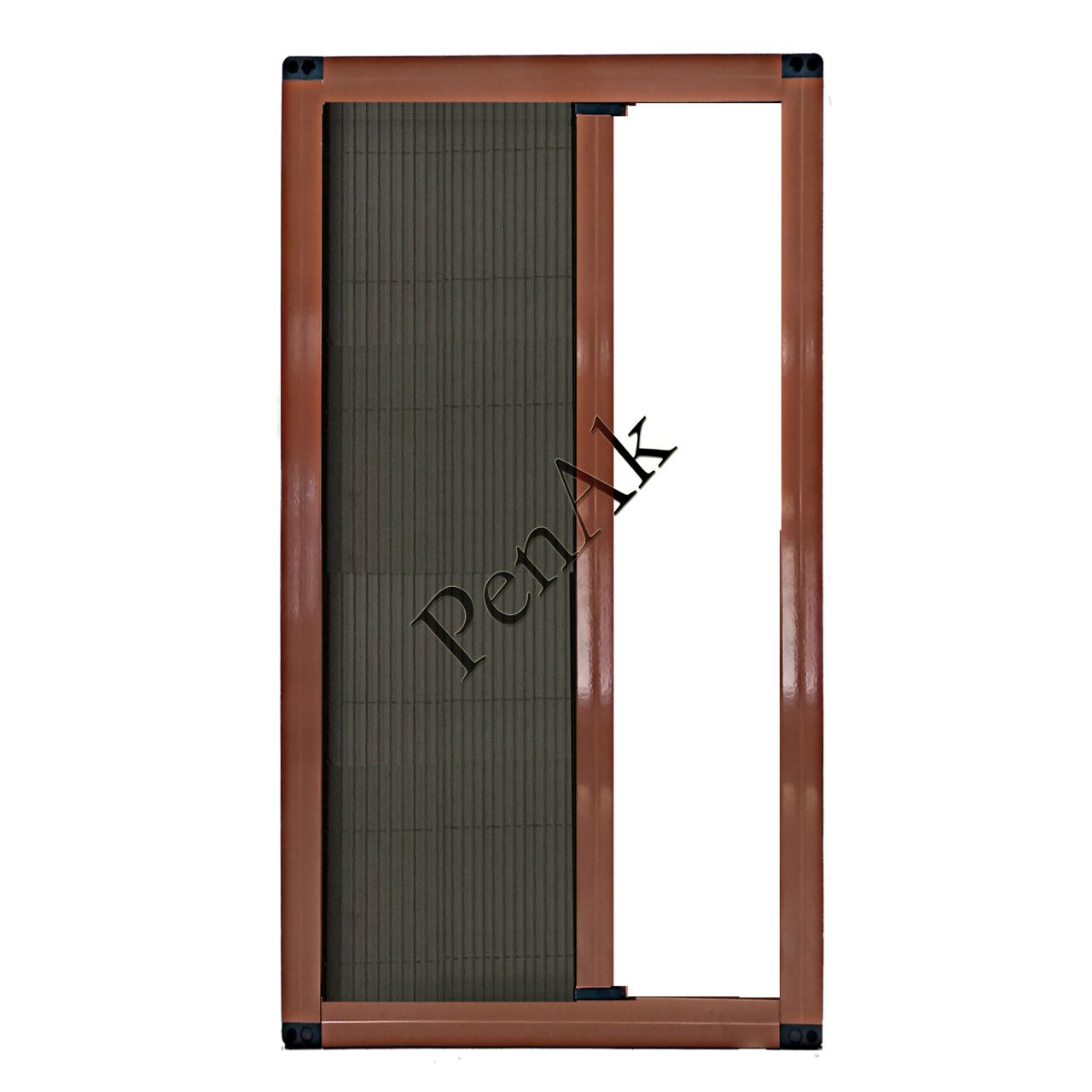Plise Kapı Sineklik Açık Meşe -Yükseklik 200 cm- (Pileli/Akordiyon)