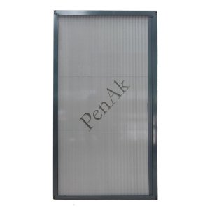 Plise Kapı Sineklik Antrasit Gri -Yükseklik 210 cm- (Pileli/Akordiyon)