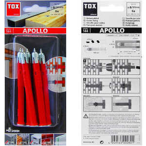 Tox 8X100 VLF-S1 Apollo Çok Amaçlı Çerçeve Dübeli 6 Adet (049 701 14 1)