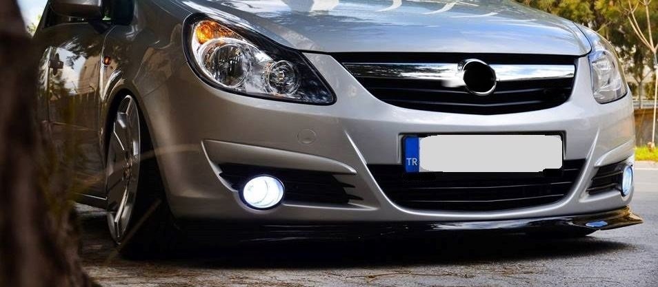 Corsa D uyumlu ön tampon eki Lip
