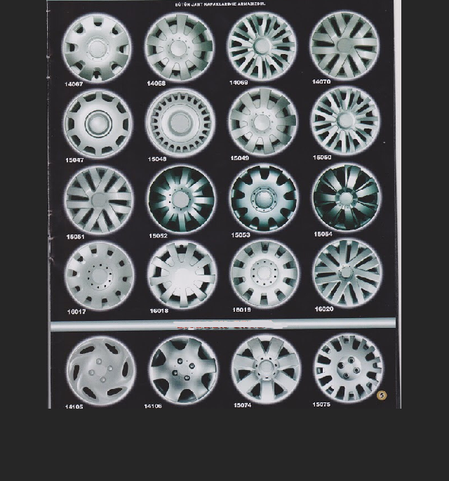 13-14-15 inç Jant Kapağı 4 lü Set