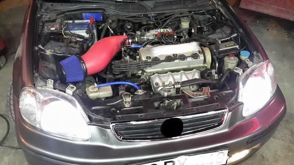 Honda Civic uyumlu Big Tube Hava Filtre Kiti