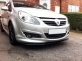 Corsa D uyumlu ön tampon eki Lip corsa uyumlu karlık