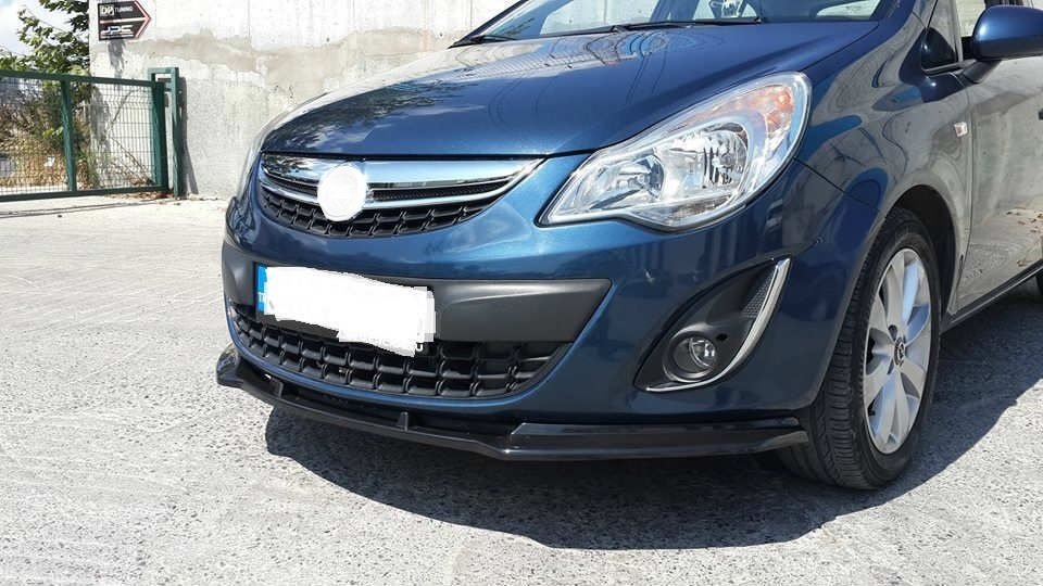 Corsa D uyumlu ön tampon eki Lip corsa uyumlu karlık