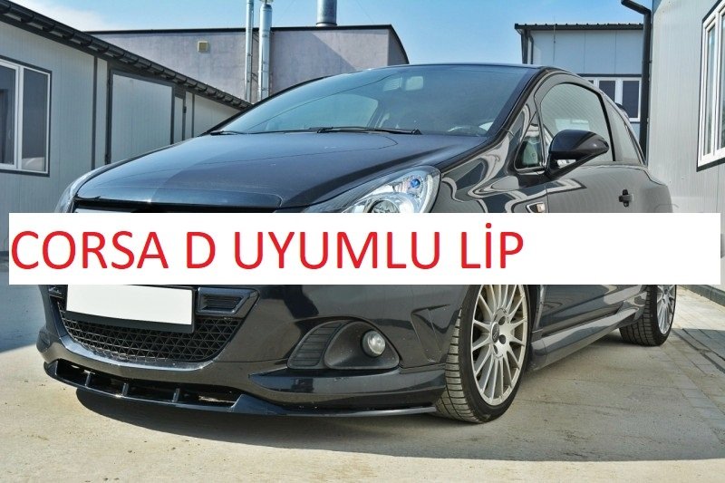 Corsa uyumlu ön tampon eki Lip corsa uyumlu karlık