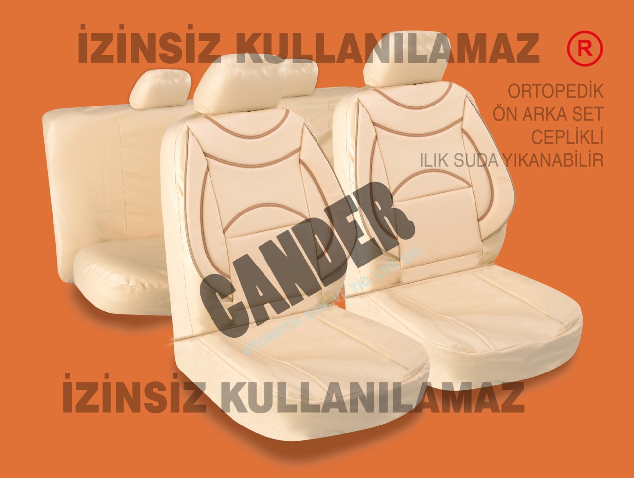 Deri koltuk kılıfı takımı her araca uyumlu