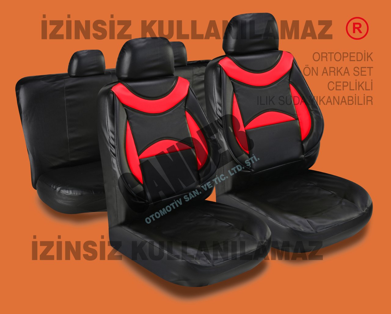 Deri koltuk kılıfı takımı her araca uyumlu