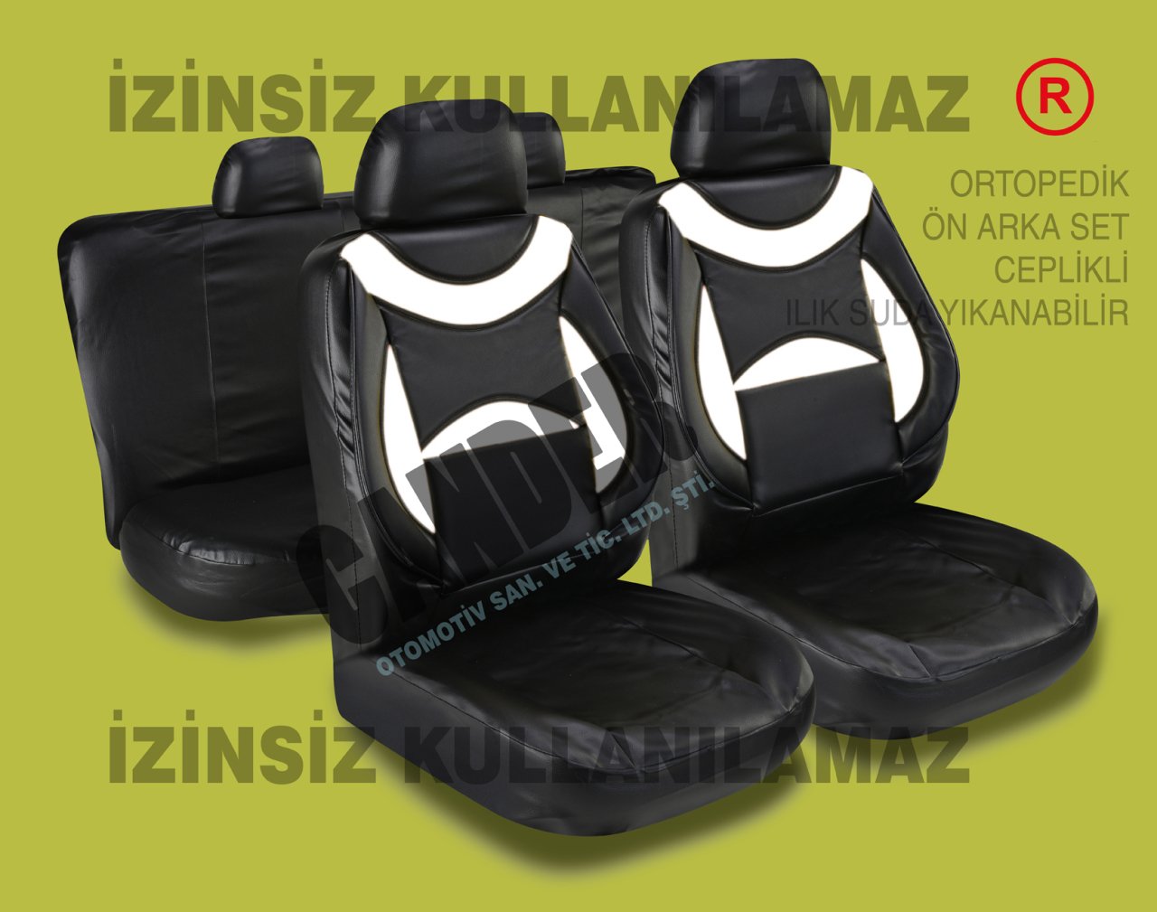 Deri koltuk kılıfı takımı her araca uyumlu