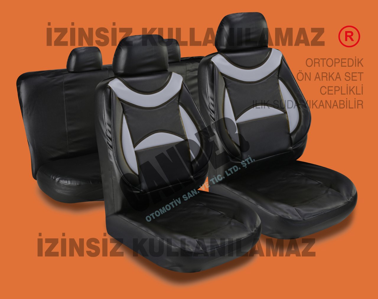 Deri koltuk kılıfı takımı her araca uyumlu