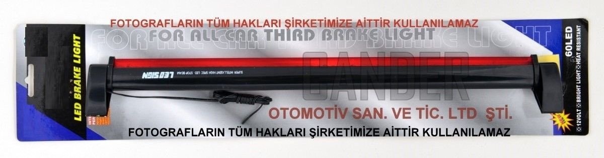 CAM İÇİ STOP Lambası 60 ledli