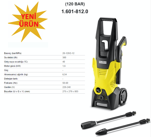 Karcher K3 EU Basınçlı Yıkama Makinası