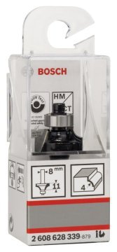 Bosch Standard W Yuvarlama Frezesi 8*4*53 mm