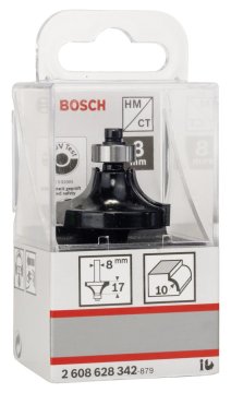 Bosch Standard W Yuvarlama Frezesi 8*10*57 mm
