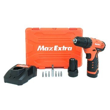 Max Extra MX1213 Plastik Çantalı Akülü Vidalama 12V