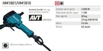 Makita HM1801 Kırıcı