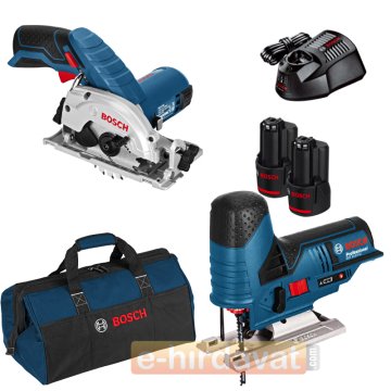 Bosch GKS 12V-26 Akülü Daire Testere + GST 12V-70 Akülü Dekupaj Testere