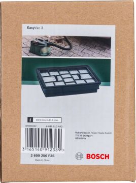 Bosch Aksesuarlar Bosch - Vac Düz kıvrımlı filtre - EasyVac 3