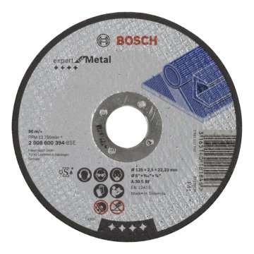 Bosch 125*2,5 mm Expert for Metal Düz