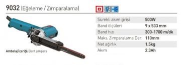 Makita 9032 Eğeleme Zımparalama