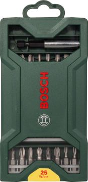 Bosch Elektrikli El Aletleri Aksesuarları Mini X-Line Vidalama Seti (25 adet)