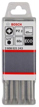 Bosch Aksesuarlar Bosch - Eco PZ2 Vidalama Ucu 49mm 60'lı