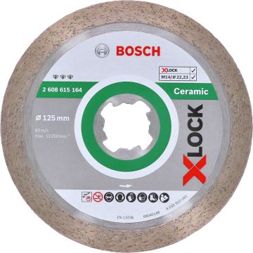Bosch Aksesuarlar Bosch - X-LOCK - Best Serisi Seramik İçin, Elmas Kesme Diski 125 mm
