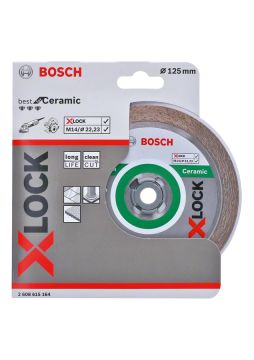 Bosch Aksesuarlar Bosch - X-LOCK - Best Serisi Seramik İçin, Elmas Kesme Diski 125 mm