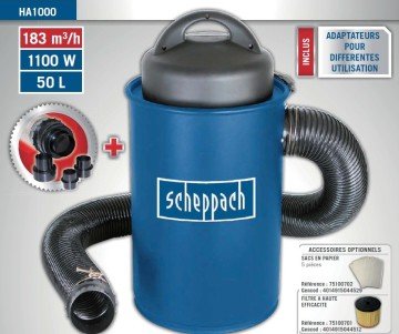 Scheppach HA1000 Toz Emme Makinası